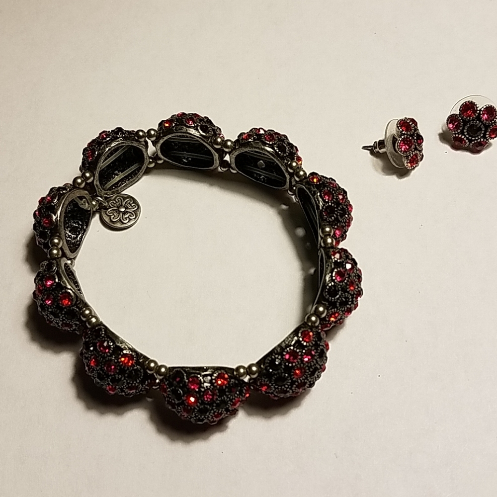 Grace adele bracelet and earrings